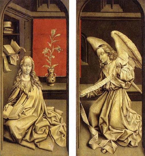 WEYDEN, Rogier van der Bladelin Triptych oil painting image